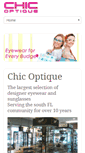 Mobile Screenshot of chicoptique.net